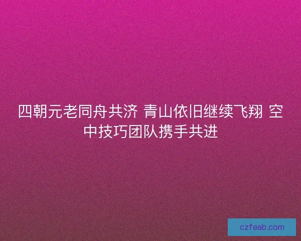 四朝元老同舟共济 青山依旧继续飞翔 空中技巧团队携手共进